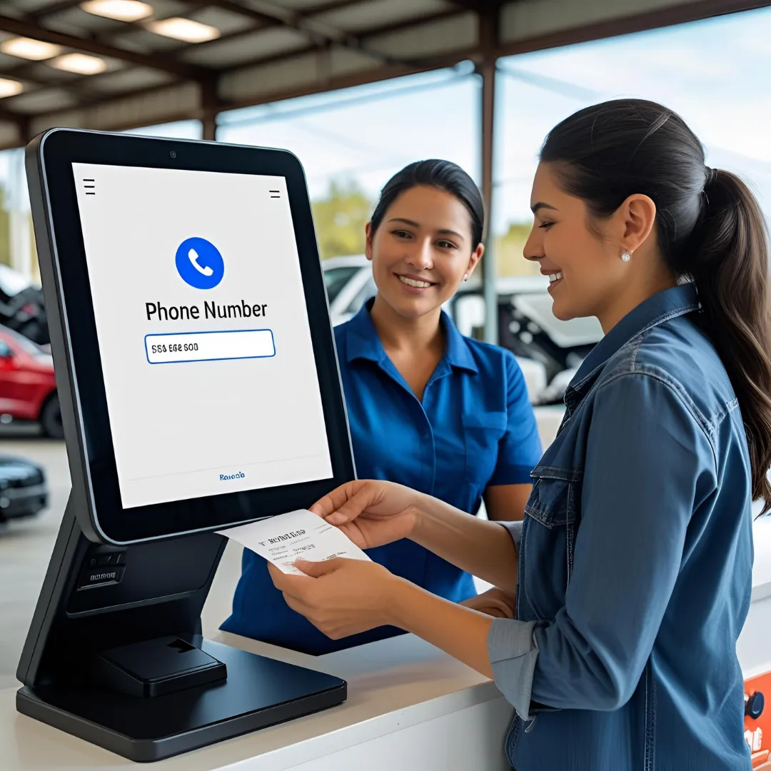 tmpz_132jmm YardSmart POS showing customer sales lookup by phone number for faster service and receipt reprint.